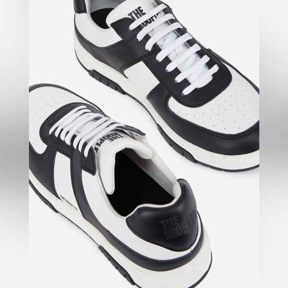 BRAND NEW The Kooples BLACK AND WHITE SNEAKERS main image 10